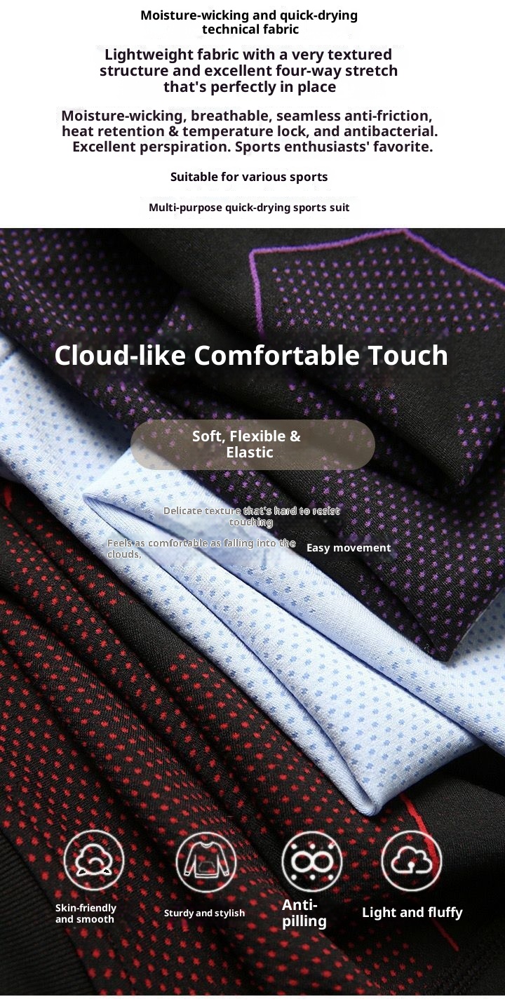 001 Outdoor Autumn Winter Cold-Proof Thermal Skiing Functional Underwear Men And Women Running Hiking Mountaineering Sports_voghion.com