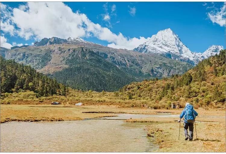 001 Outdoor Travel Climbing Multi-Functional Retractable Walking Stick Hiking Trail Three-Section Four-Section Ultra-Light_voghion.com