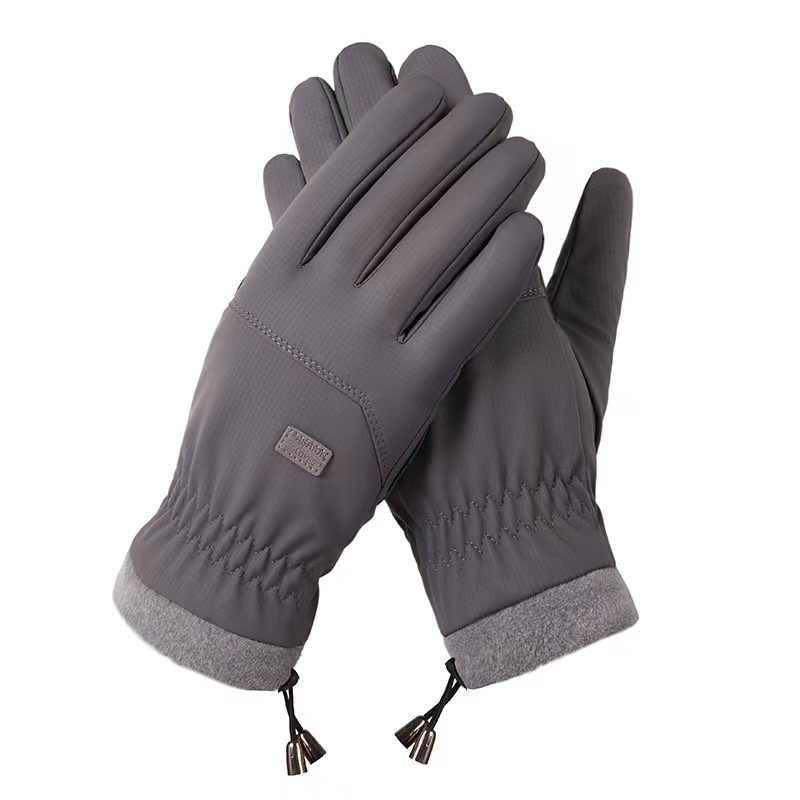 ActiveGo Cross-border Warm For Men, Autumn And Winter Outdoor Fleece-lined Windproof Waterproof Motorcycle Gloves, Wholesale_voghion.com