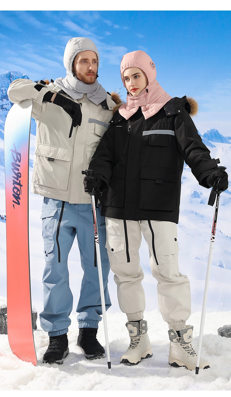 ActiveGo Winter-Skihandschuhe für Damen und Herren, Outdoor-Reithandschuhe, Touchscreen-kompatibel, rutschfest, winddicht, kältebeständig, fleecegefüttert, warm_voghion.com