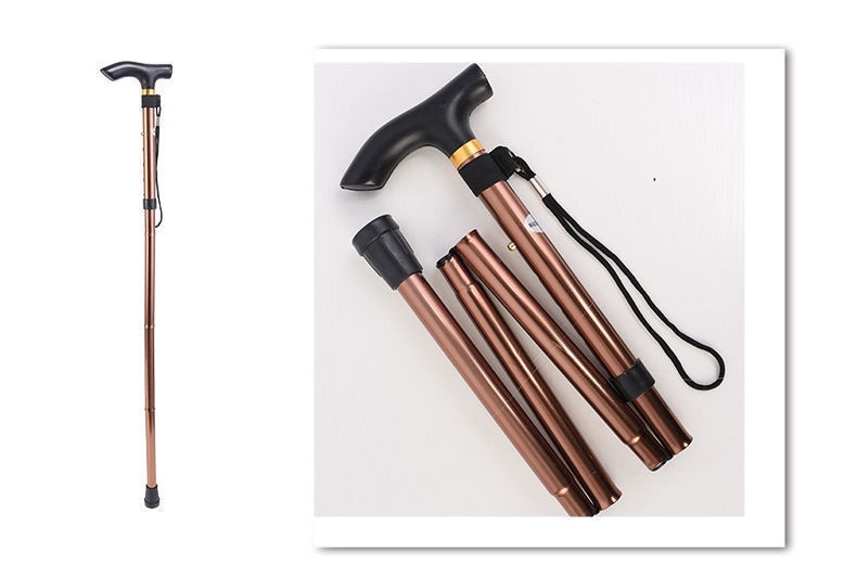 001 Ultraleichte, faltbare Trekkingstöcke, faltbare Wanderstöcke, ausziehbare, tragbare Reisestöcke aus ABS_voghion.com