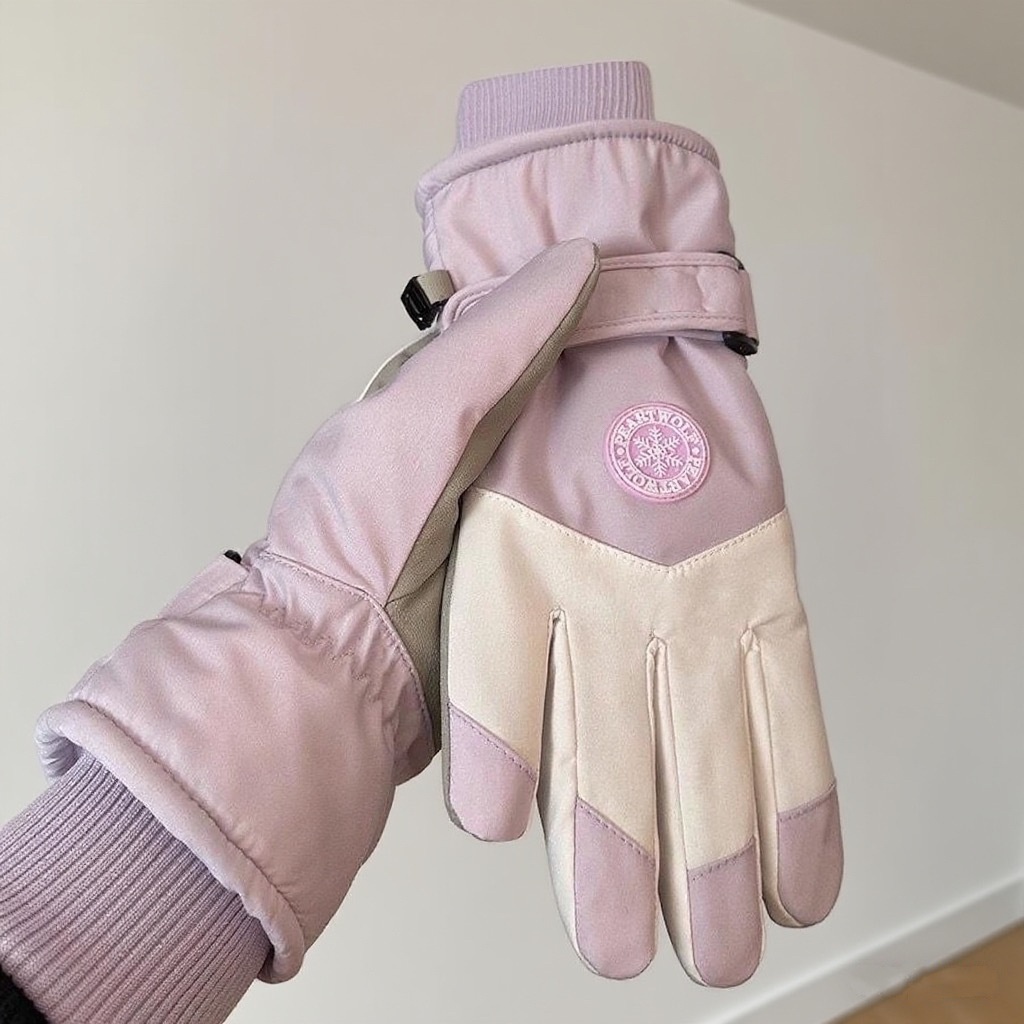 001 Skihandschuhe X8 Unisex Winddicht Wasserdicht Outdoor Radfahren Motorrad Winter Fleecegefüttert Verdickt Warm Geteilte Finger_voghion.com