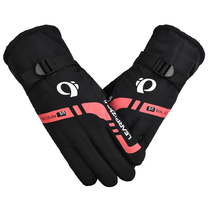 001 Winter Men's Riding Thickened Warm Fashion Street Vendor Supply Ski Motorcycle Electric Bike Gloves_voghion.com