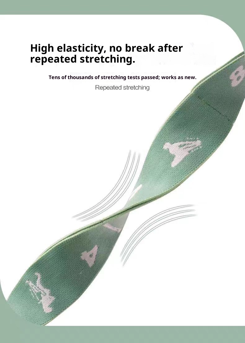 001 Sansha Children's Dance Elastic Digital Grid Resistance Band Ballet Practice Yoga Adult Stretching_voghion.com