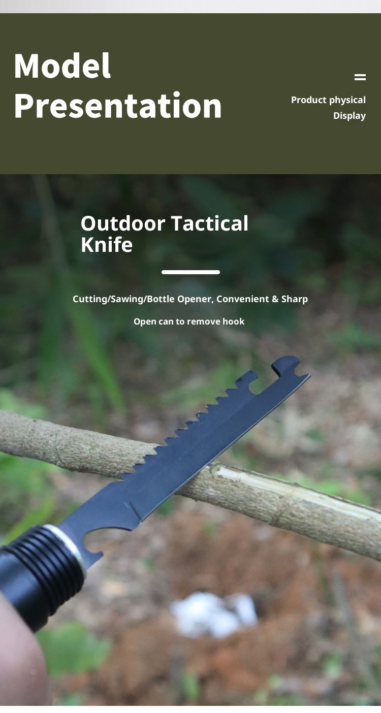 001 New Outdoor Supplies Multi-Set Functional Trekking Poles Aluminum Alloy Field Sticks Live Broadcast Climbing_voghion.com