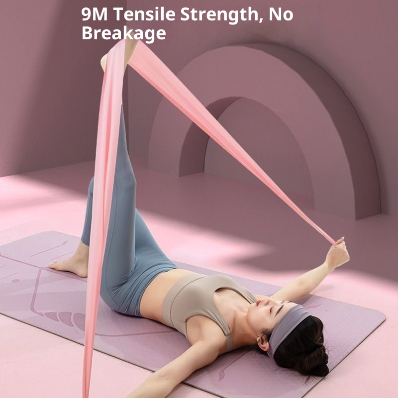 001 Yoga Artifact Hip Lift Exercise Shoulder Opening Beauty Back Stretch Dance Resistance Band_voghion.com