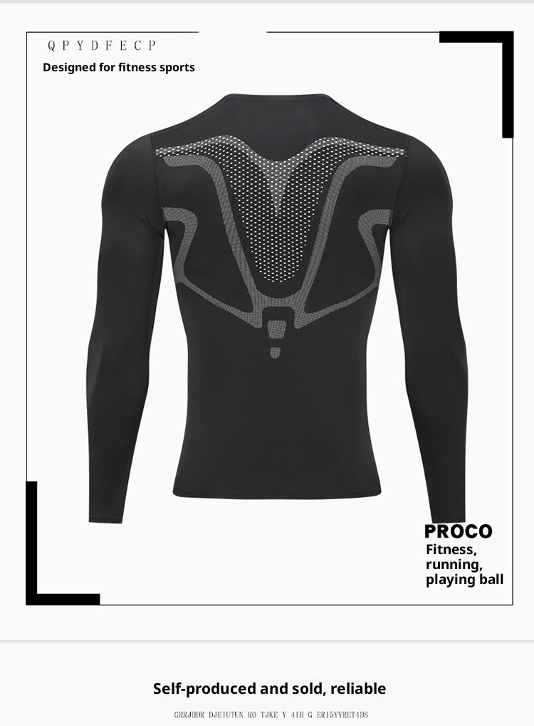 001 Fornitore diretto del produttore per abbigliamento fitness elasticizzato a maniche lunghe a compressione a rapida asciugatura per corsa e basket_voghion.com