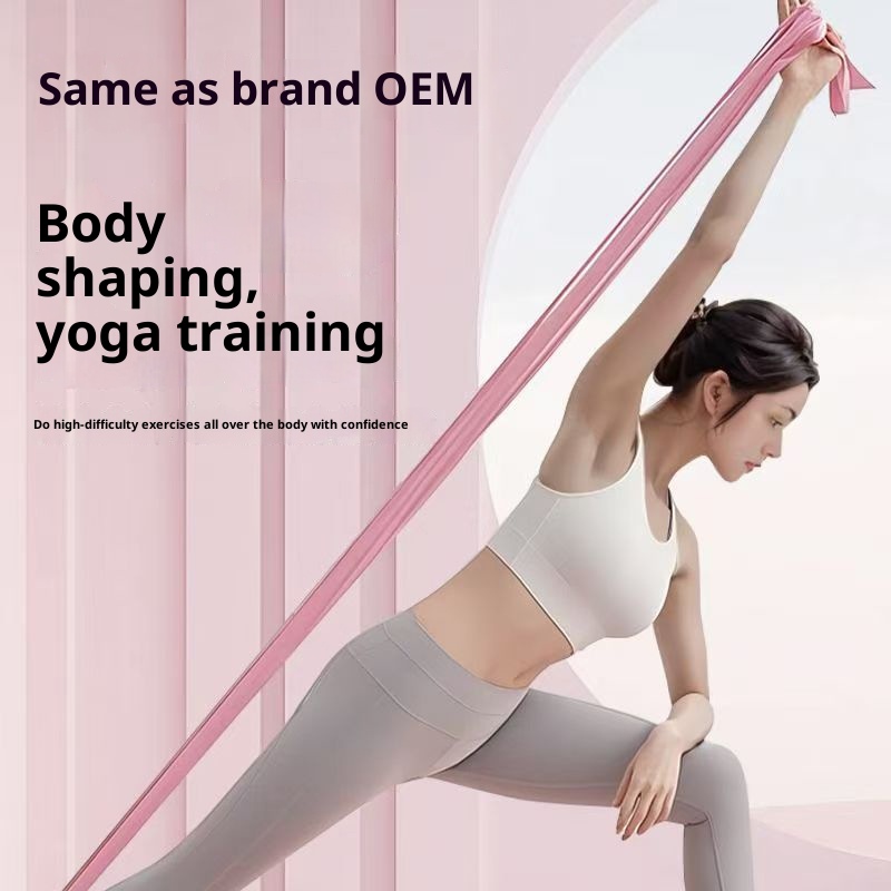 001 208 Fascia elastica per esercizi di apertura della schiena con resistenza elevata in lattice per yoga e danza_voghion.com