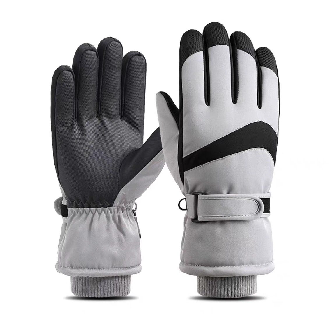 001 Ski For Men Women, New Autumn And Winter Professional Outdoor Riding Skiing Warm Fleece Waterproof Touchscreen Gloves_voghion.com