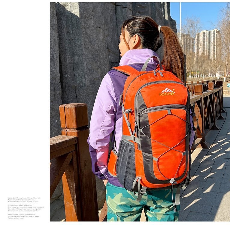 001 Hiking Trekking Dubbele Schouder 40L Outdoor Rugzak Nylon Lichtgewicht Waterdichte Multifunctionele Reistas_voghion.com