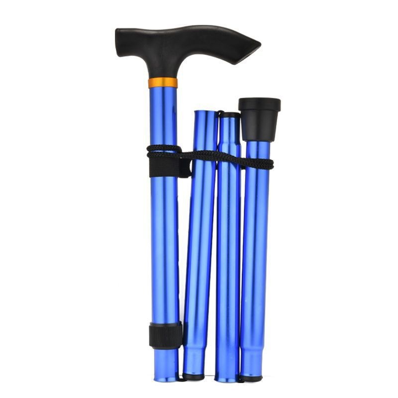 001 Bastoncini da trekking in fibra di carbonio, in lega di alluminio, pieghevoli, telescopici, leggeri, a quattro sezioni, per escursioni all'aperto, portatili, per anziani_voghion.com