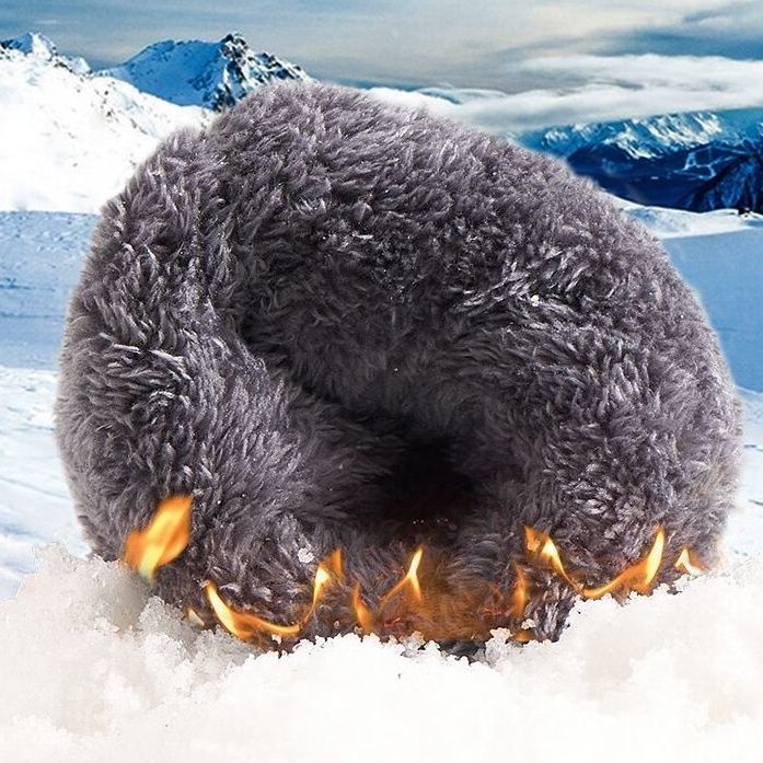 001 Herren-Winter-Skihandschuhe aus Baumwolle, kältebeständig, Touchscreen-kompatibel, fleecegefüttert, verdickt, wasserdicht, winddicht, warm, Damen_voghion.com