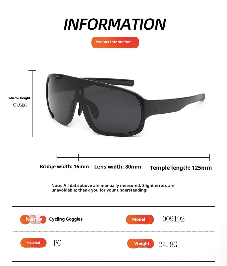 001 Cycling Glasses Outdoor Skiing Windproof Sandproof Mountaineering Running Bicycle Sports Photochromic Sunglasses_voghion.com