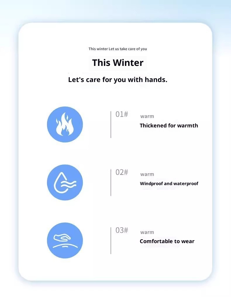 001 Fietshandschoenen voor dames Winterbezorging Elektrische scooter Motorfiets Ski Leuke verdikte fleece_voghion.com