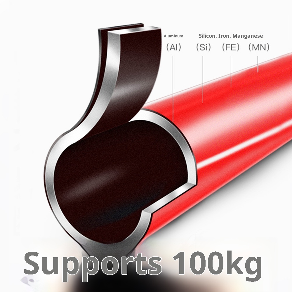 001 Robinson Dreiteiliges, ultraleichtes, tragbares Teleskop-Wanderzelt aus Aluminiumlegierung mit externem Schloss und für Outdoor-Sportarten wie Wandern und Spazierengehen_voghion.com