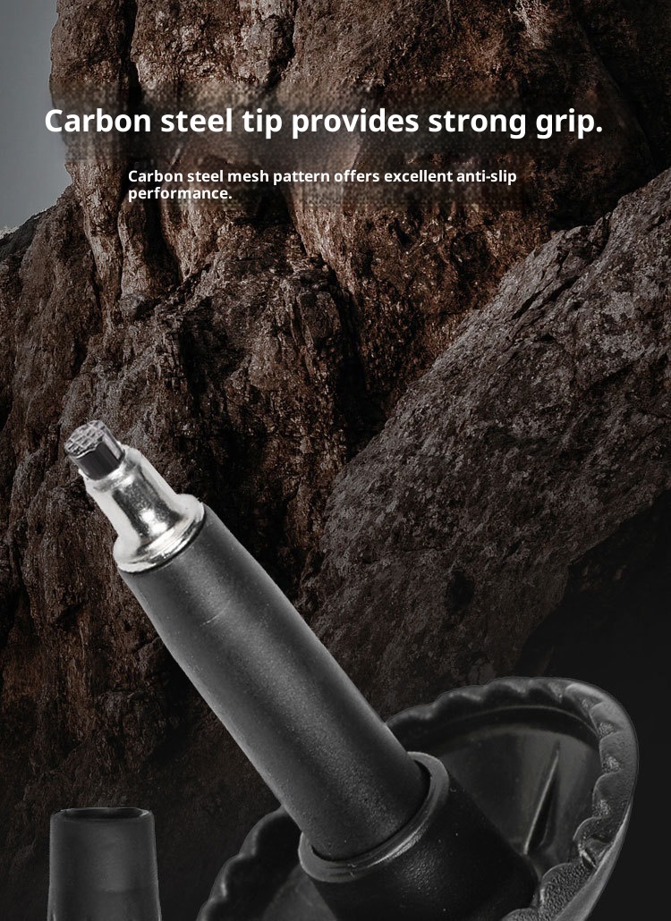 001 Bastone telescopico da viaggio per anziani, bastone da trekking in lega di alluminio, bastone da passeggio, all'ingrosso_voghion.com