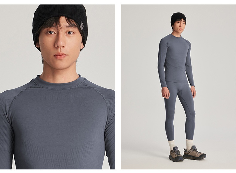001 TANPO Outdoor Men's Thermal Underwear Set Skiing Sports Running Quick-Dry Layer Autumn Winter Base Shirt And Pants_voghion.com