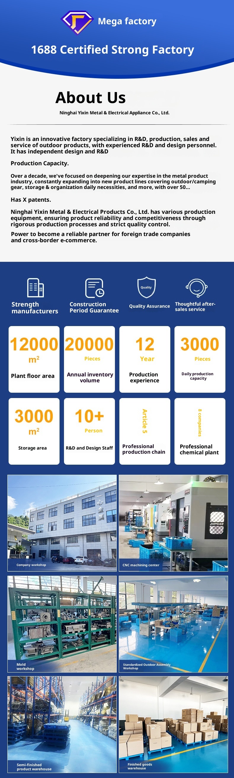 001 Trekkingstock aus Aluminiumlegierung, teleskopierbar, dreiteilig verstellbar, stoßdämpfend, rutschfest_voghion.com