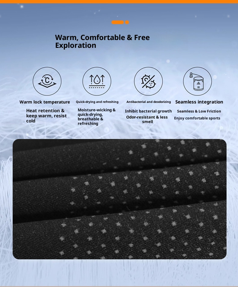 001 Autumn Winter Outdoor Ski Quick-Dry Sports Men Women Moisture-Wicking Base Layer Compression Thermal Underwear Set_voghion.com