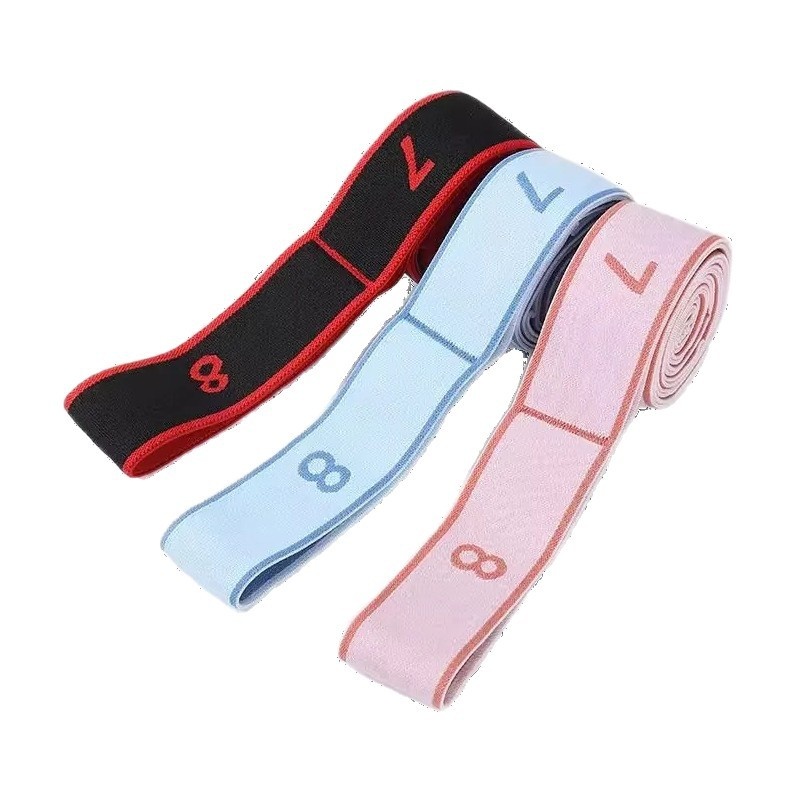 001 Fitness Segmented Correction Digital Dance Men And Women Shoulder Opening Resistance Band Yoga Stretch Elastic_voghion.com