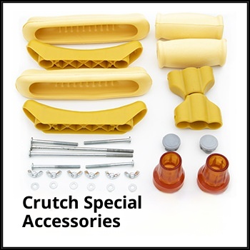 Accessoires pour béquilles doubles sous les aisselles 001 Canne à quatre roues Aide à la mobilité Housse de chaise Coussinet antidérapant en caoutchouc résistant à l'usure Doux_voghion.com