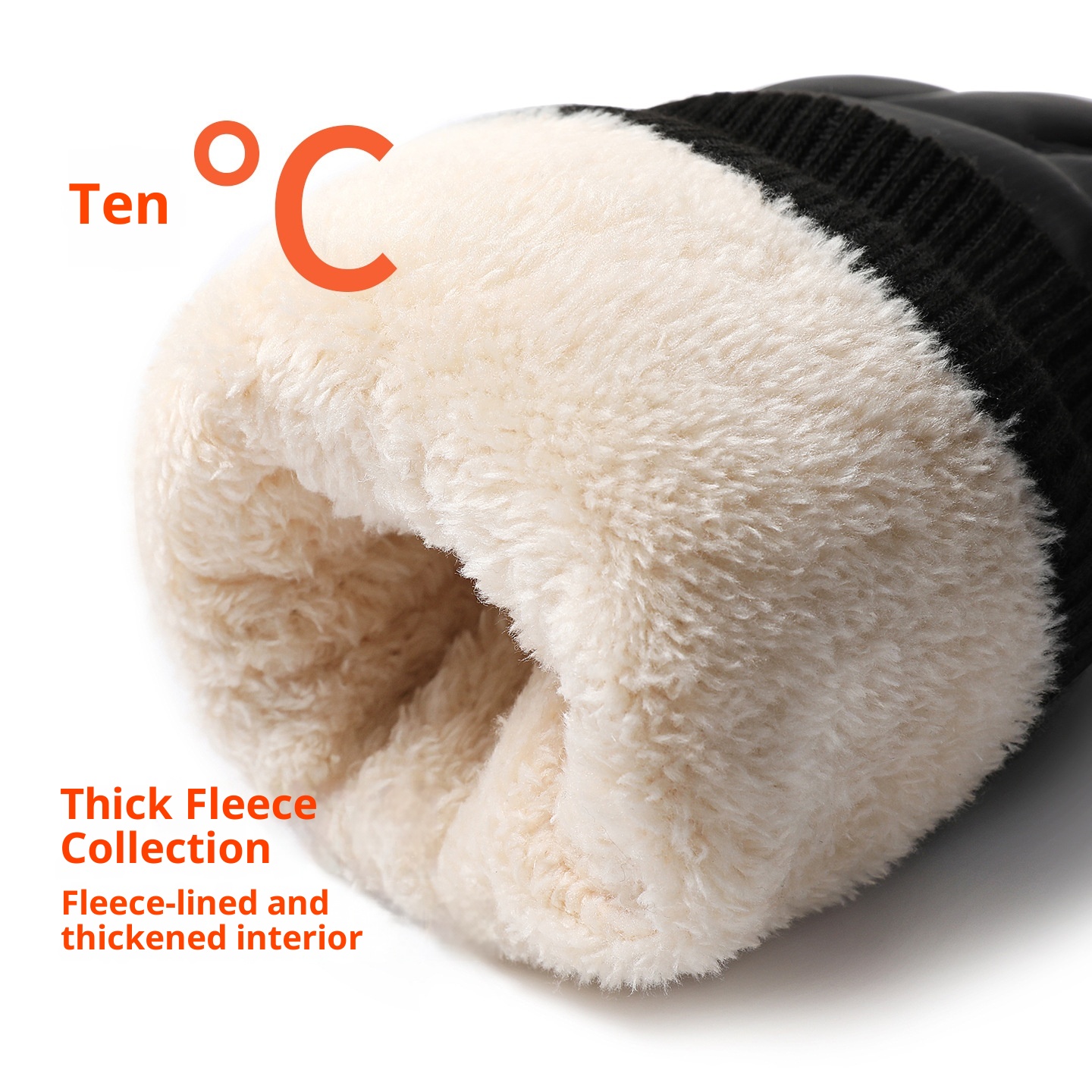 Combinaison de ski ActiveGo Outdoor pour hommes et femmes, doublée polaire, épaisse, tactile, coupe-vent, imperméable, idéale pour le cyclisme et électrique._voghion.com