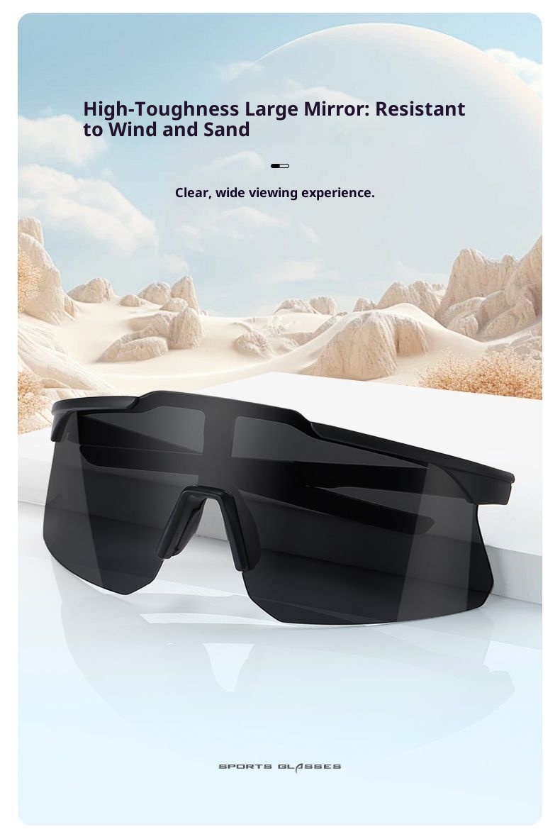 001 Große Outdoor-Sportbrille für Damen und Herren, Skifahren, Bergsteigen, winddicht, Sonnenschutz, Radfahren, Skibrille, Sonnenbrille_voghion.com