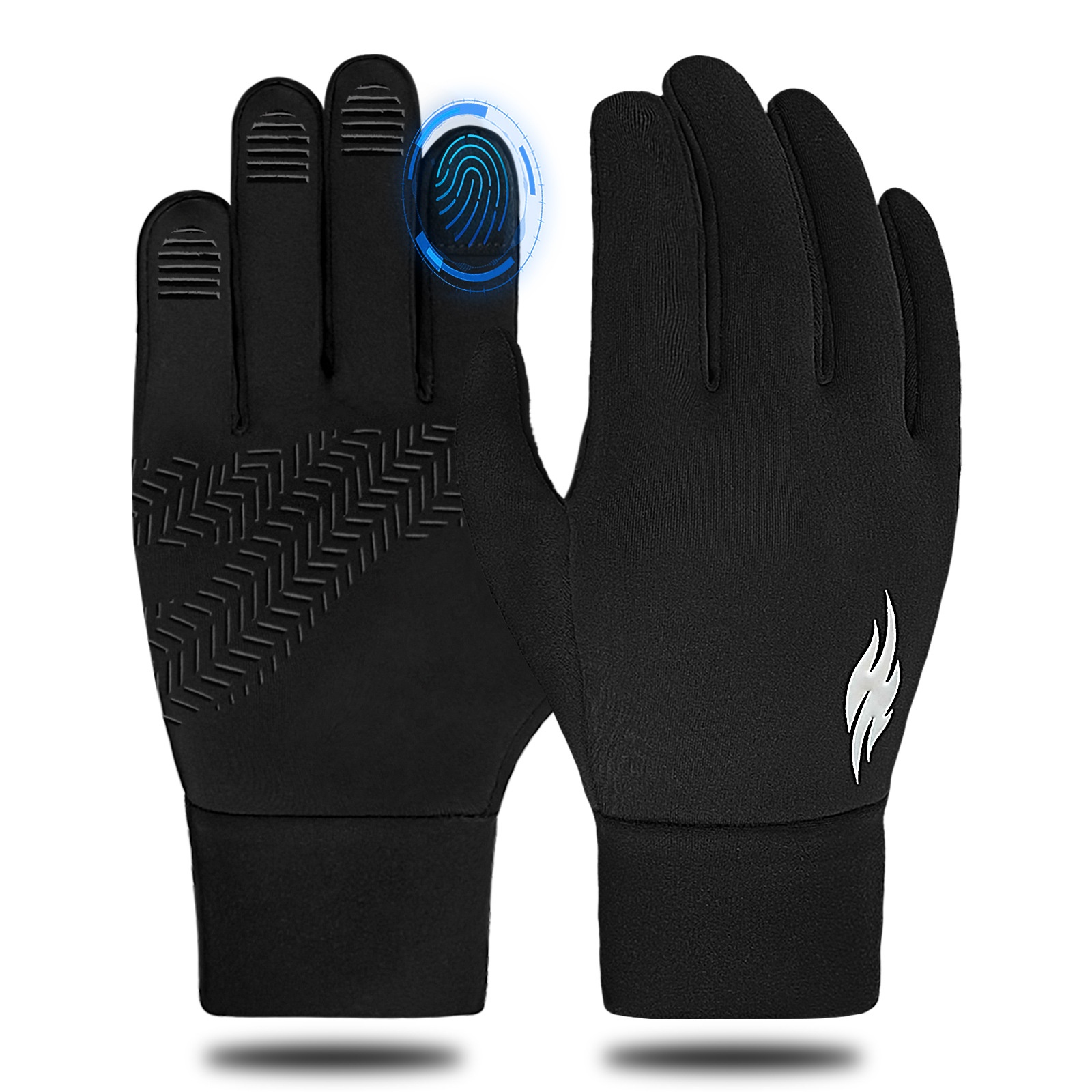 ActiveGo Premium Children's Ski Winter Waterproof Cold-Proof Outdoor Riding Thermal Gloves Fleece-Lined Non-Slip Touchscreen_voghion.com