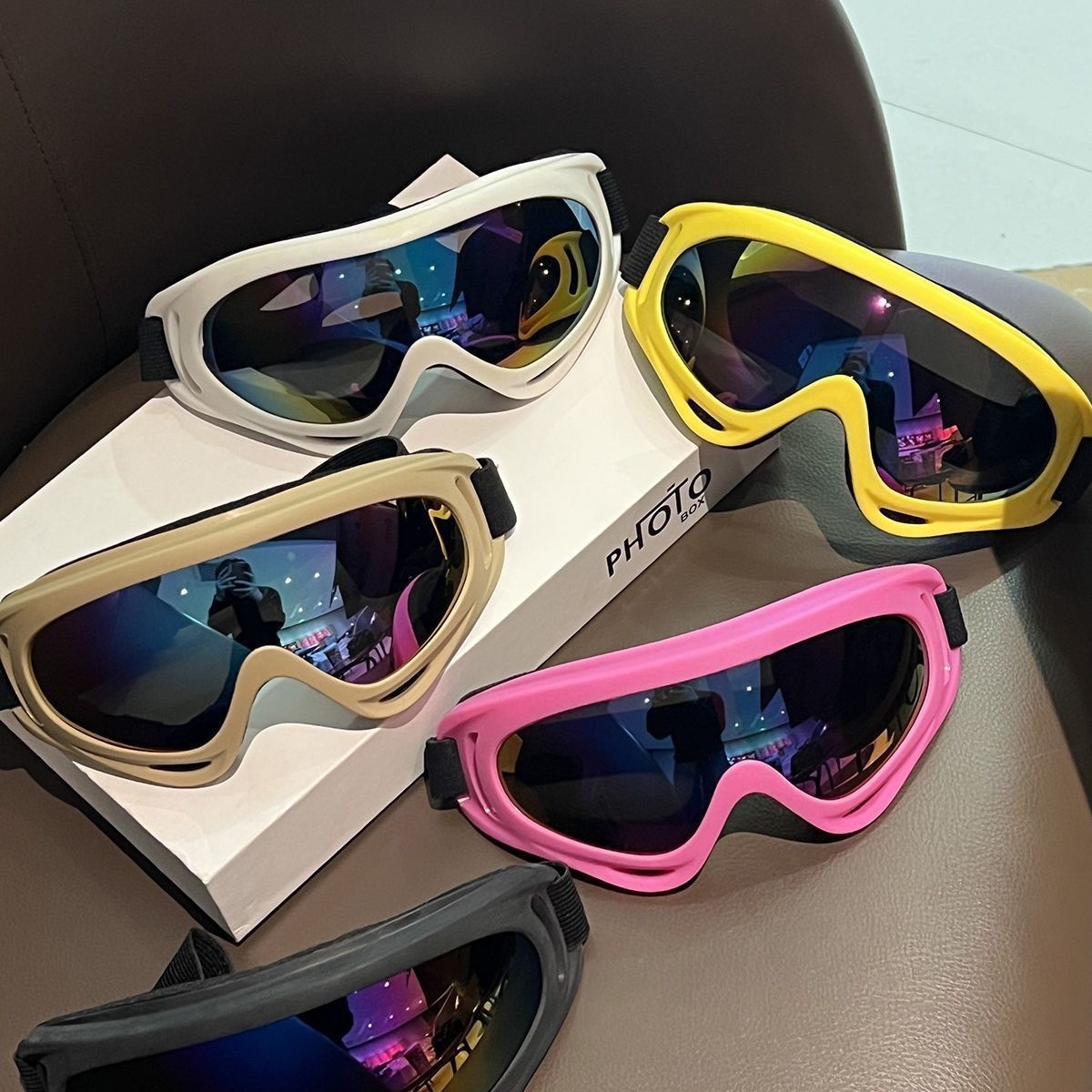 001 Outdoor-Sportbrille für Erwachsene, doppellagig, beschlagfrei, für Damen und Herren, Skibrille für Kurzsichtigkeit, Komplettset_voghion.com