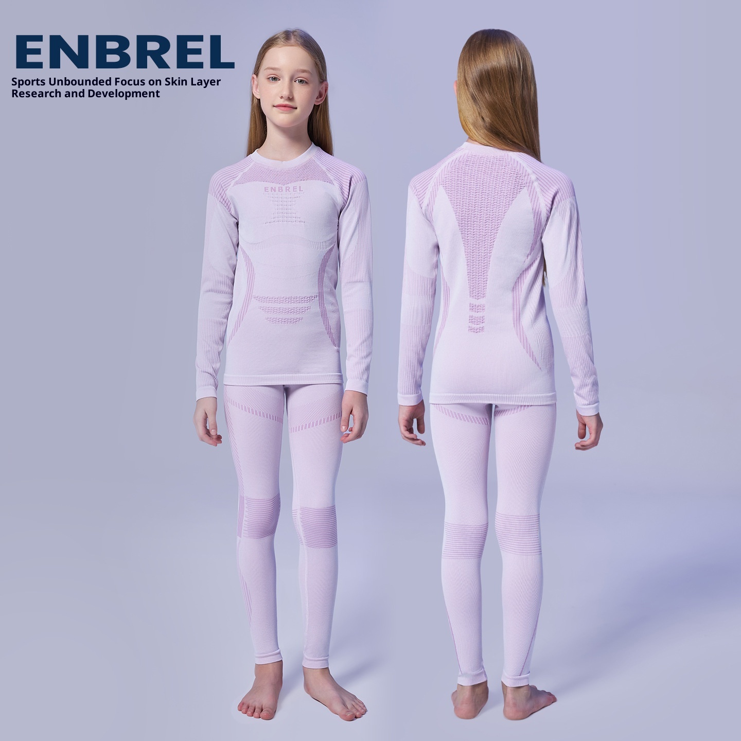 001 Set di biancheria intima termica e elastica aderente per bambini e bambine, da sci, da corsa, ad asciugatura rapida_voghion.com