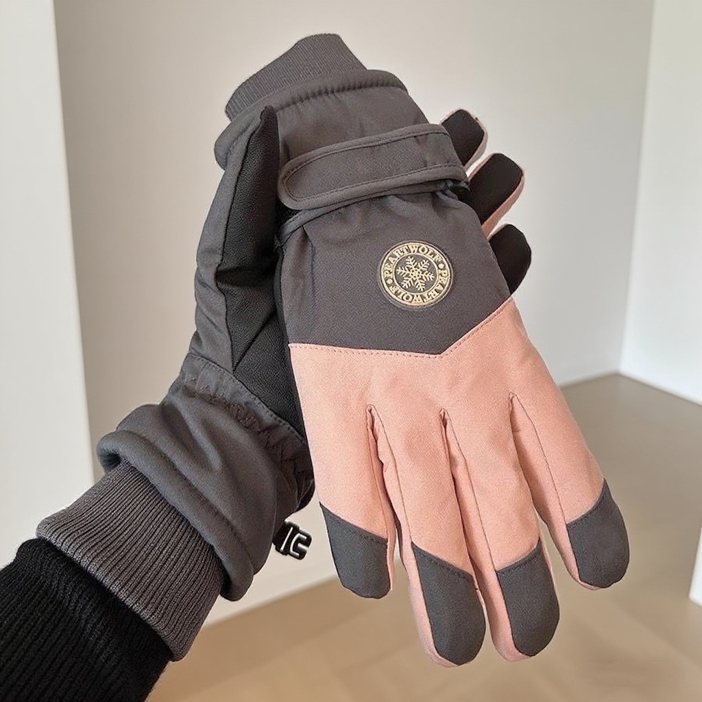 001 Skihandschuhe X8 Unisex Winddicht Wasserdicht Outdoor Radfahren Motorrad Winter Fleecegefüttert Verdickt Warm Geteilte Finger_voghion.com