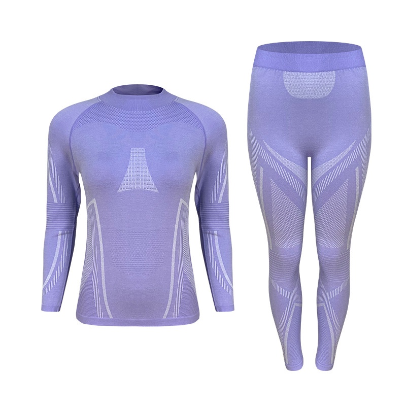 001 Outdoor-Ski-Thermo-Unterwäsche-Set, schnelltrocknend, für Damen und Herren, schweißableitende Basisschicht für Bergsteigen, Profisport_voghion.com