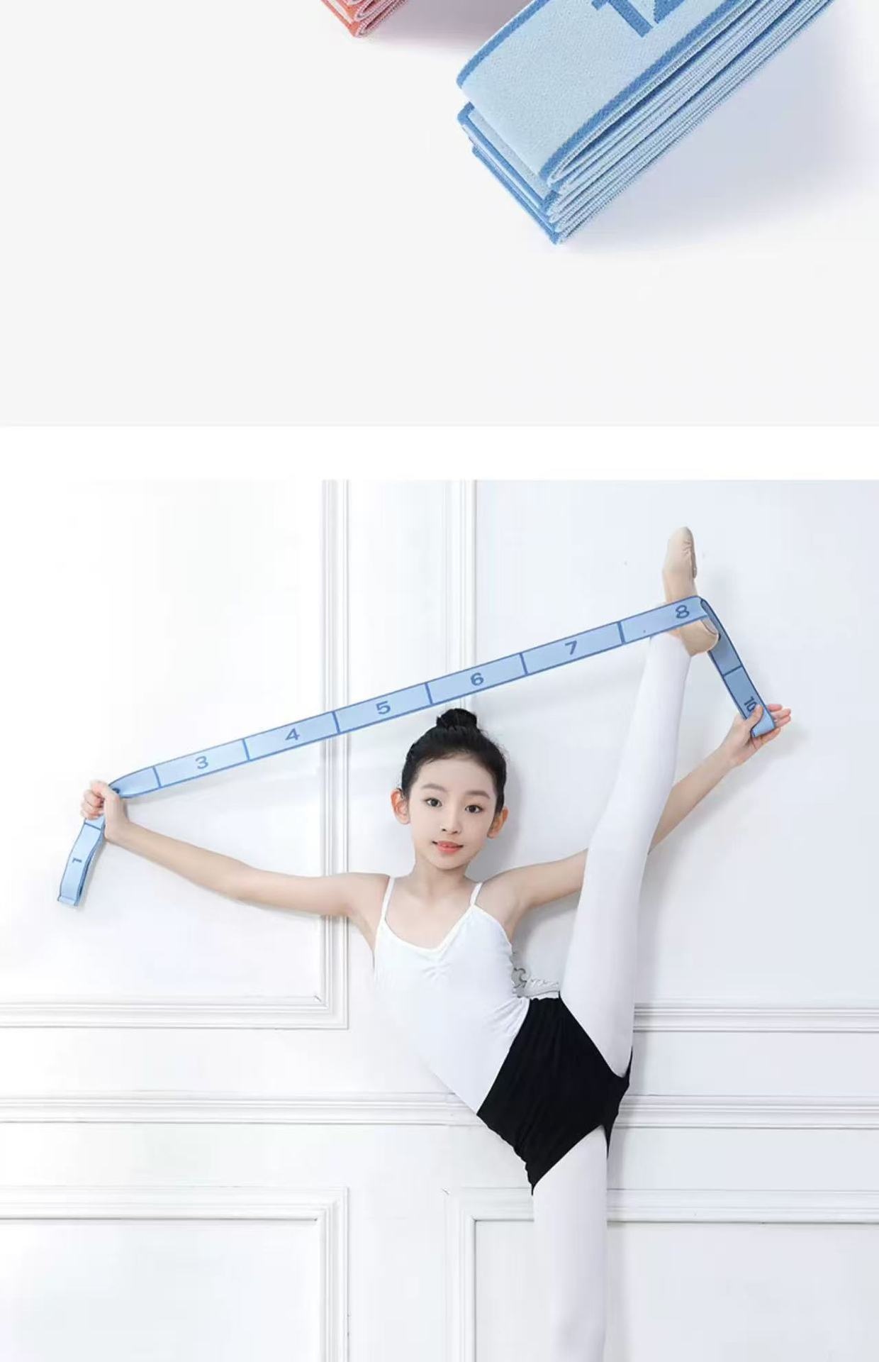 001 Segmentiertes digitales Yoga-Tanz-Ballett-Training Spezial-Dehnung Schulteröffnung Schönheits-Rücken-Widerstandsband_voghion.com