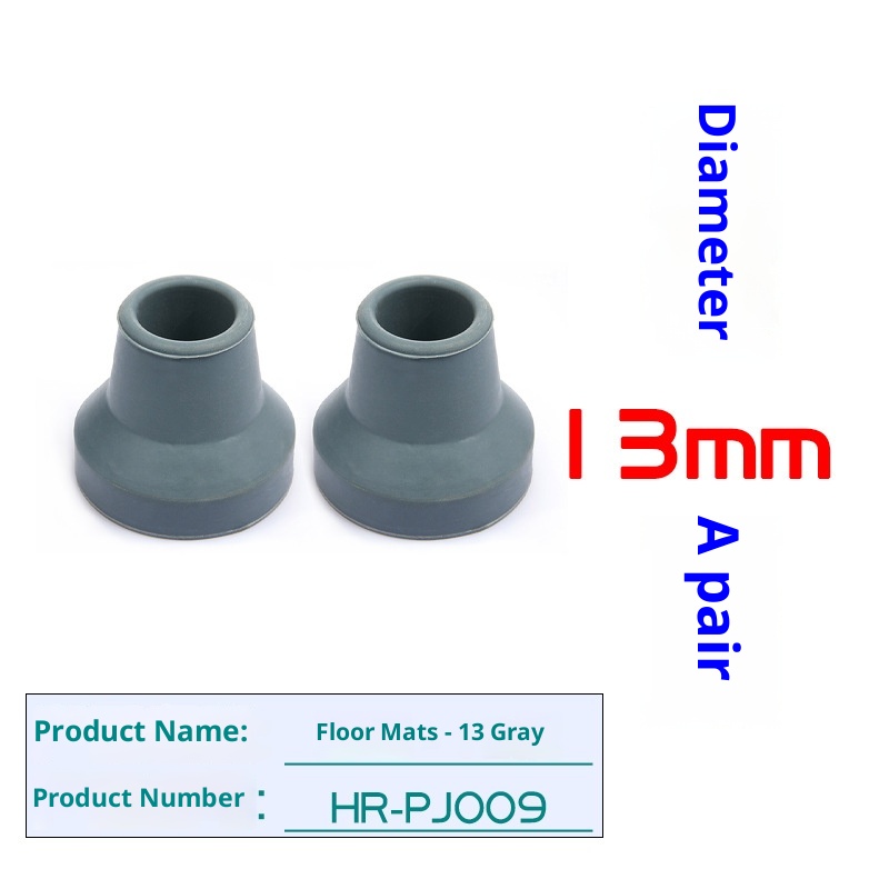 Accessoires pour béquilles doubles sous les aisselles 001 Canne à quatre roues Aide à la mobilité Housse de chaise Coussinet antidérapant en caoutchouc résistant à l'usure Doux_voghion.com