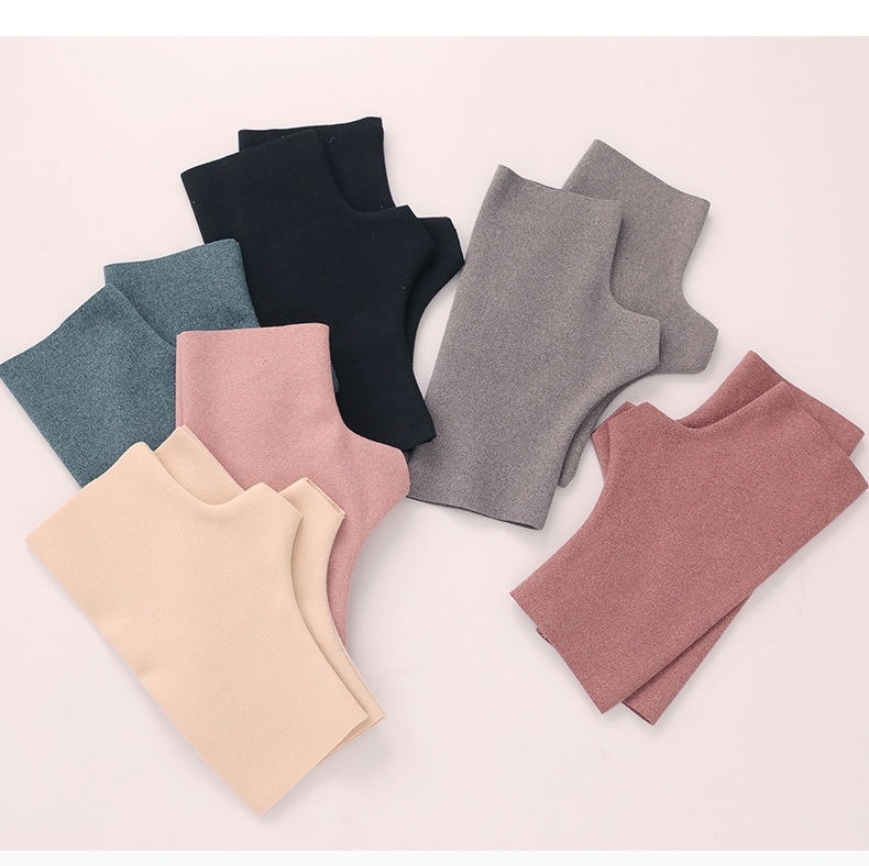 001 De Rong Thermal Half Flexible Writing Full Finger Gloves With Pocket Unisex Self-Heating Wrist Guard_voghion.com