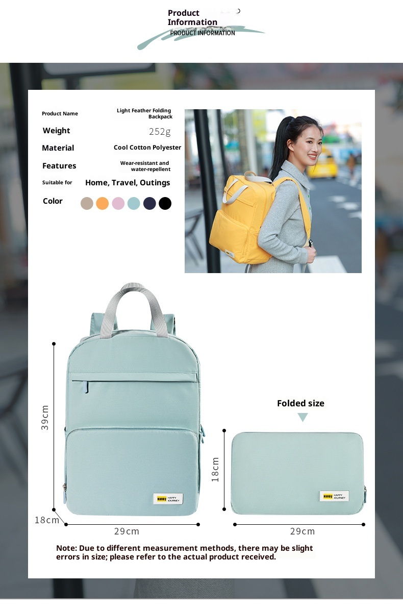 001 Wodoodporny, składany plecak o podwójnym zastosowaniu dla mężczyzn i kobiet, lekki plecak wspinaczkowy do wędrówek na świeżym powietrzu, przenośny pokrowiec na skórę_voghion.com