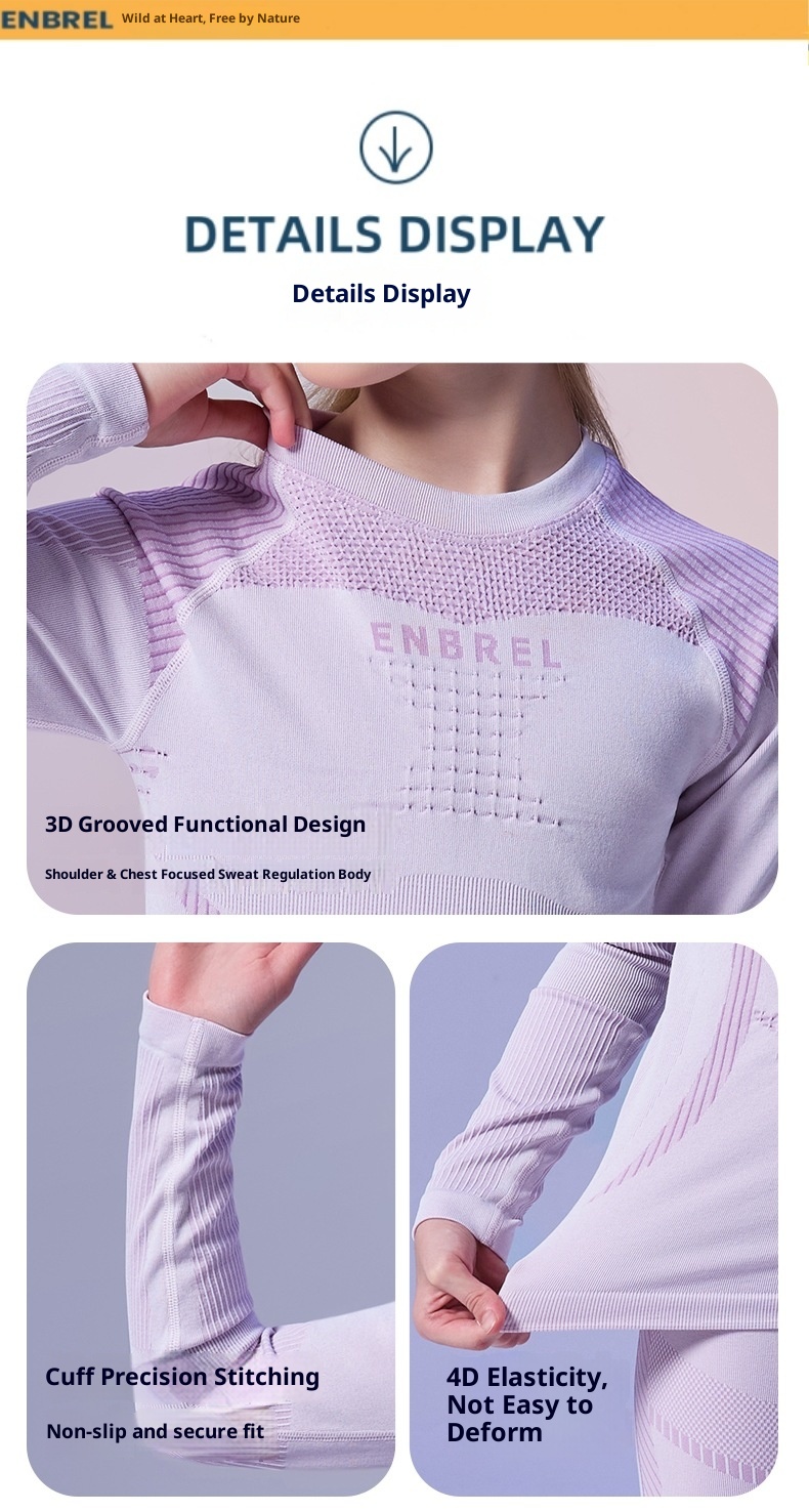 001 Set di biancheria intima termica e elastica aderente per bambini e bambine, da sci, da corsa, ad asciugatura rapida_voghion.com