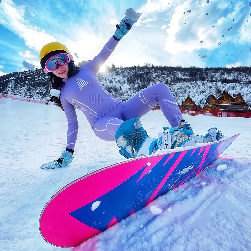 001 Outdoor-Ski-Thermo-Unterwäsche-Set, schnelltrocknend, für Damen und Herren, schweißableitende Basisschicht für Bergsteigen, Profisport_voghion.com