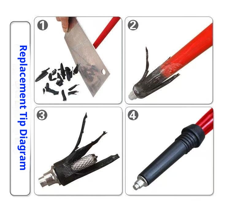 001 Hiking Stick Accessories Trekking Climbing Outdoor Camping Wear-resistant Tungsten Steel Pole Tip_voghion.com