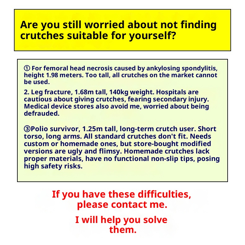 Accessoires pour béquilles doubles sous les aisselles 001 Canne à quatre roues Aide à la mobilité Housse de chaise Coussinet antidérapant en caoutchouc résistant à l'usure Doux_voghion.com