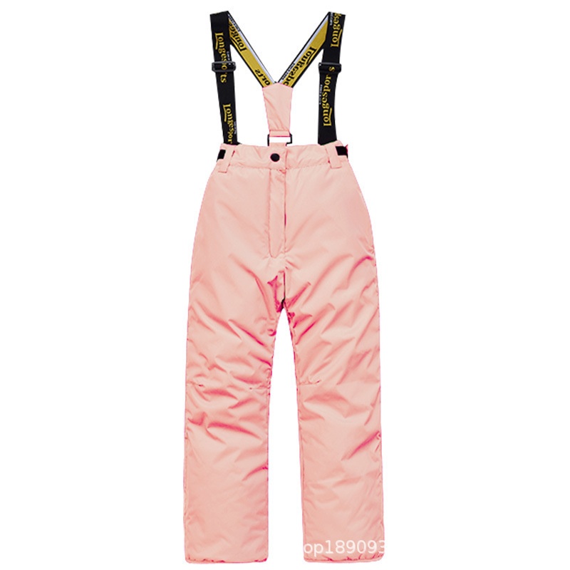 001 Completo da bambina per bambine, Pantaloni da sci per ragazzi, impermeabili e antivento, caldi e foderati in pile_voghion.com