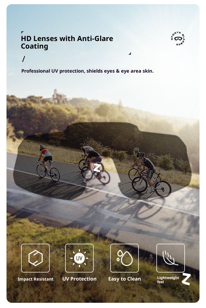 001 Große Outdoor-Sportbrille für Damen und Herren, Skifahren, Bergsteigen, winddicht, Sonnenschutz, Radfahren, Skibrille, Sonnenbrille_voghion.com