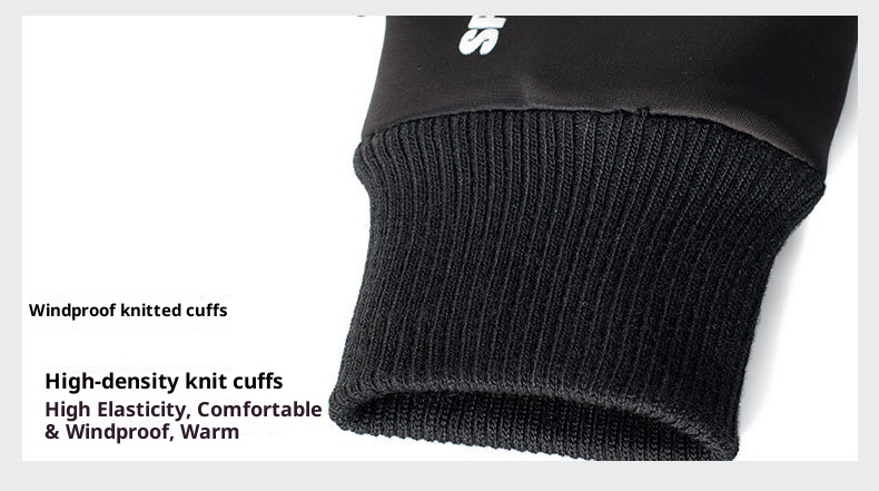 ActiveGo Outdoor Heren Winter Fleece-gevoerd Warm Touchscreen Antislip Fietsen Wandelen Skiën Waterdicht Winddicht Sporthandschoenen_voghion.com