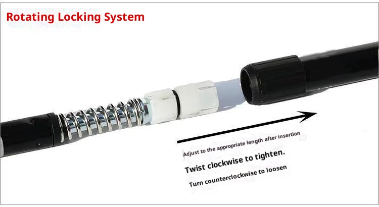 001 Outdoor Travel Climbing Multi-Functional Retractable Walking Stick Hiking Trail Three-Section Four-Section Ultra-Light_voghion.com