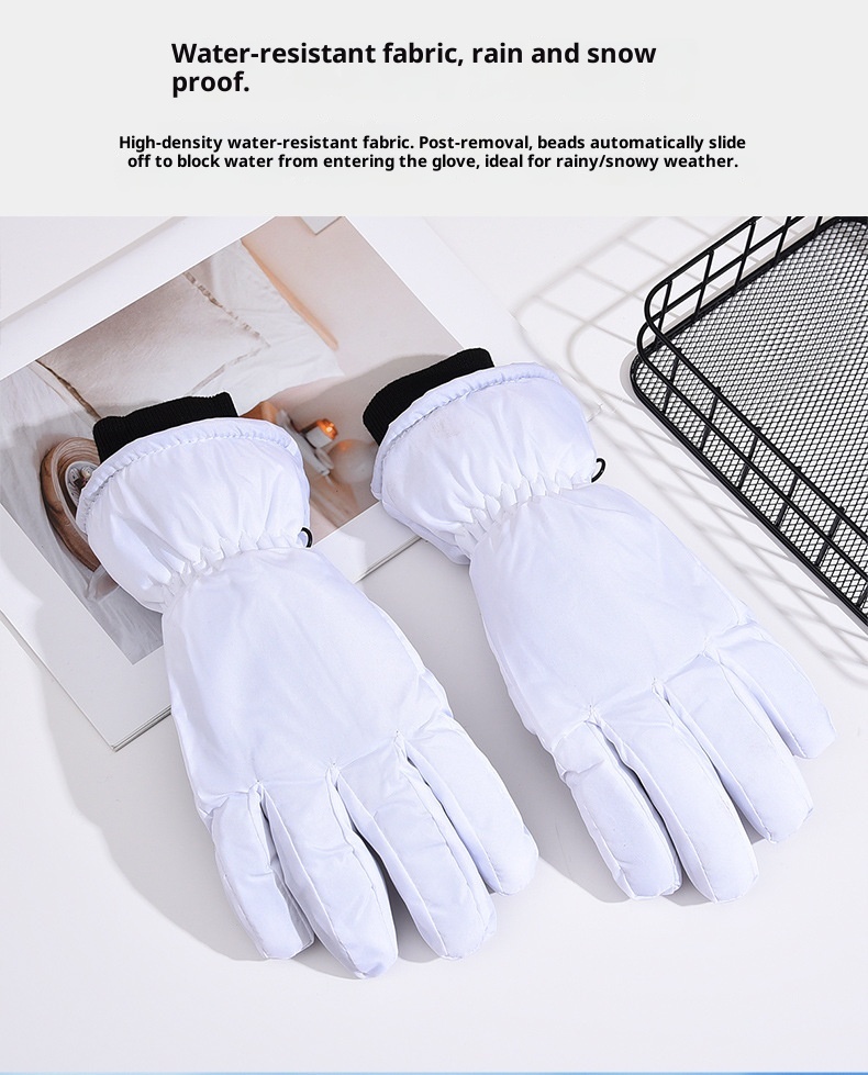 ActiveGo Camouflage Skihandschoenen voor mannen en vrouwen, warme winterse fleecevoering, verdikt, geschikt voor buitensporten, fietsen en motorrijden_voghion.com