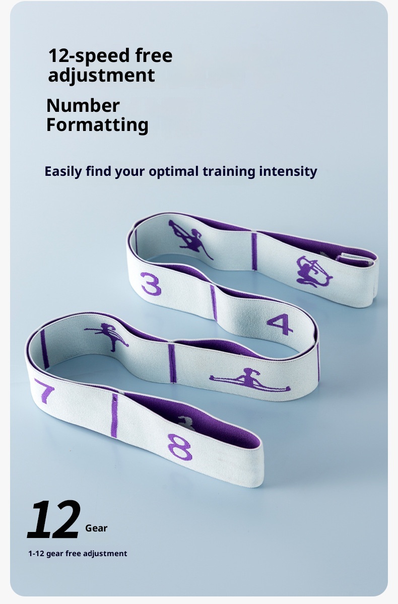 001 Fasce elastiche per esercizi di danza latina per bambini, con resistenza allo yoga, apertura delle spalle per donne e bambini, alta elasticità_voghion.com