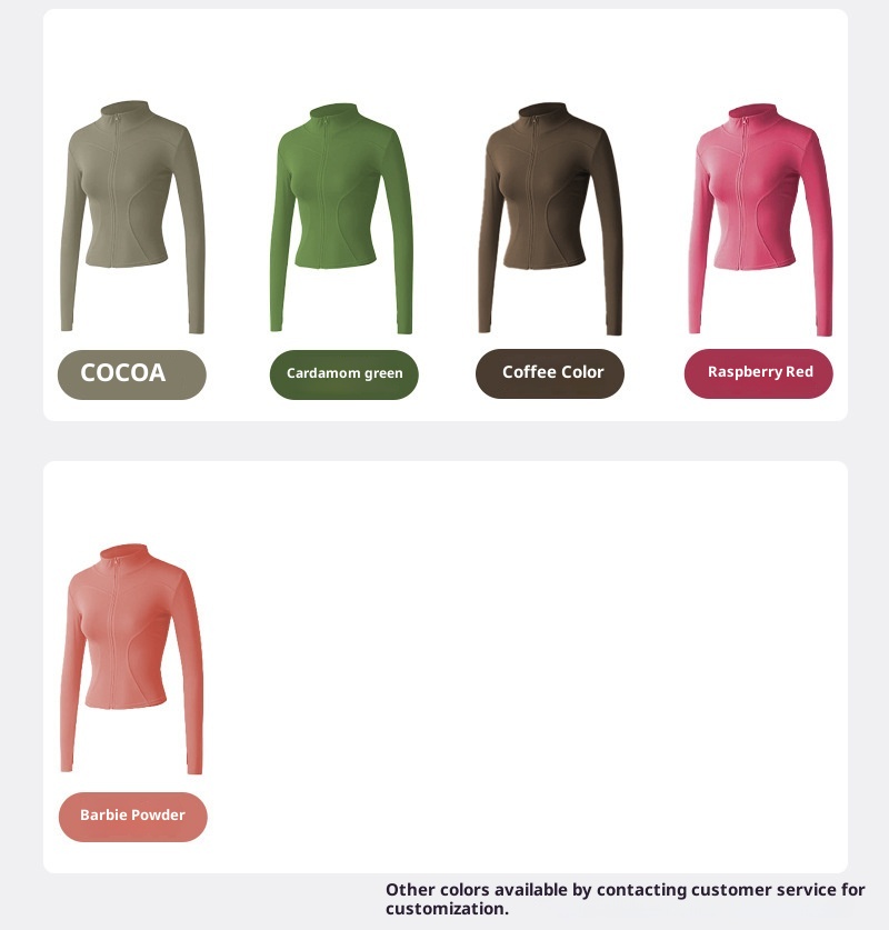 001 Lulu Yoga Giacca sportiva aderente, traspirante, ad asciugatura rapida, con colletto alto, vestibilità slim e dimagrante, per allenamento, ad alta elasticità_voghion.com