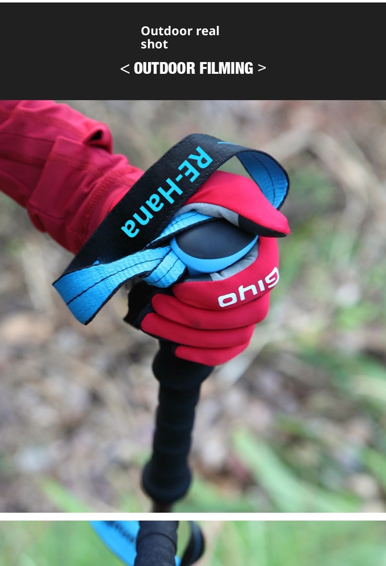 001 Fiber Teleskop-Falt-Trekkingstock für Damen und Herren, rutschfest, Wanderstock aus Carbonlegierung mit Stoßdämpfung_voghion.com