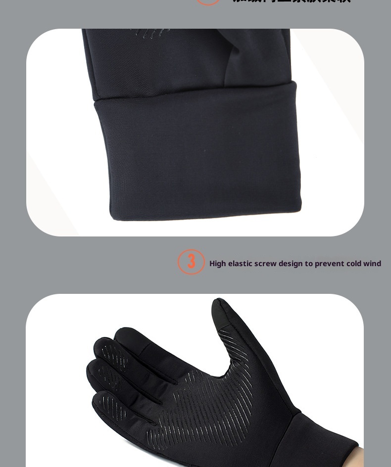 ActiveGo Winter Warme Handschoenen Voor Heren Outdoor Fietsen Fleece Gevoerd Verdikt Winddicht Waterdicht Sport Skiën Touchscreen Dames_voghion.com