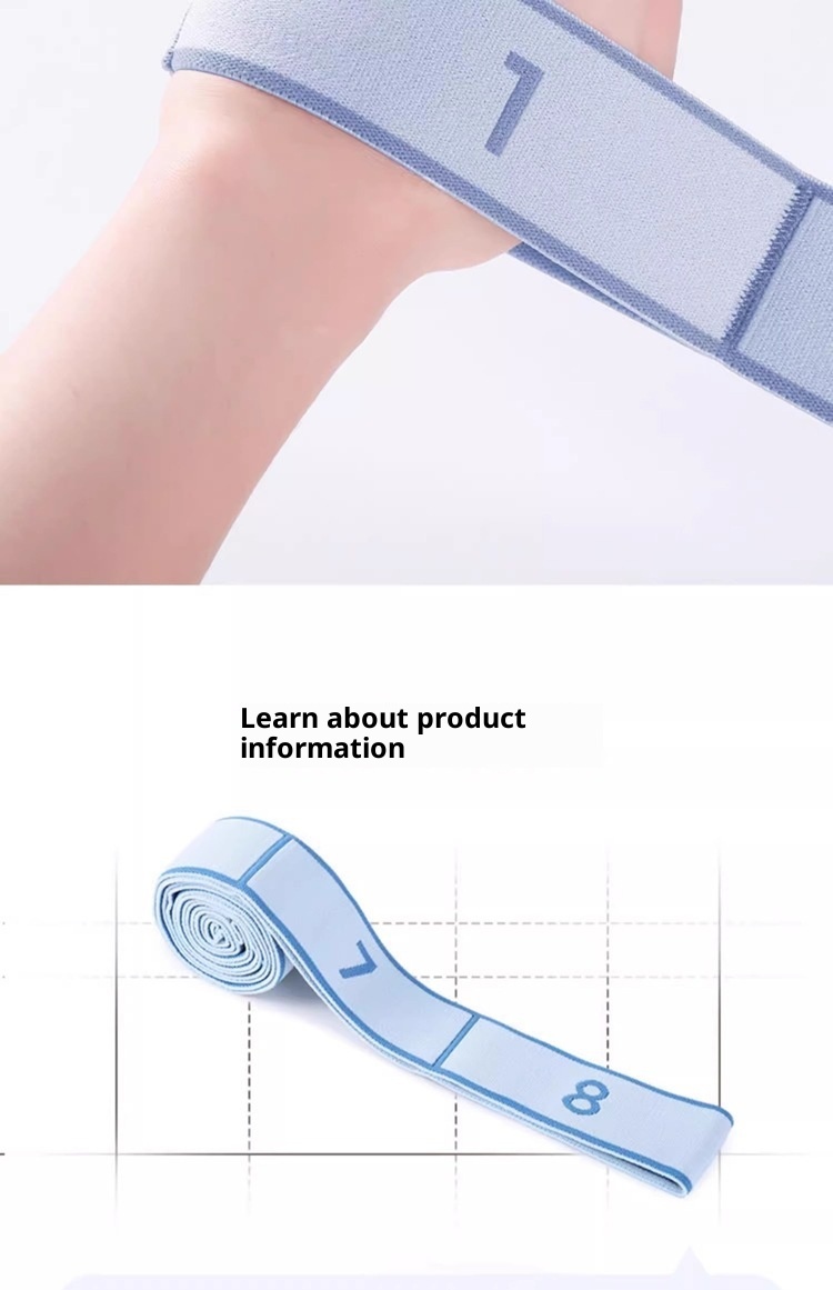 001 Fitness Segmented Correction Digital Dance Uomo e Donna Spalla Apertura Fascia di Resistenza Yoga Stretch Elastico_voghion.com